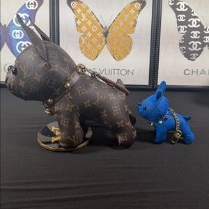 Designer-Inspired Monogram Frenchie Plush 🐶 Chic Home Decor